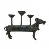 HOLY COW CANDLE HOLDER ANTIQUE BRONZE COLOR       - STATUES